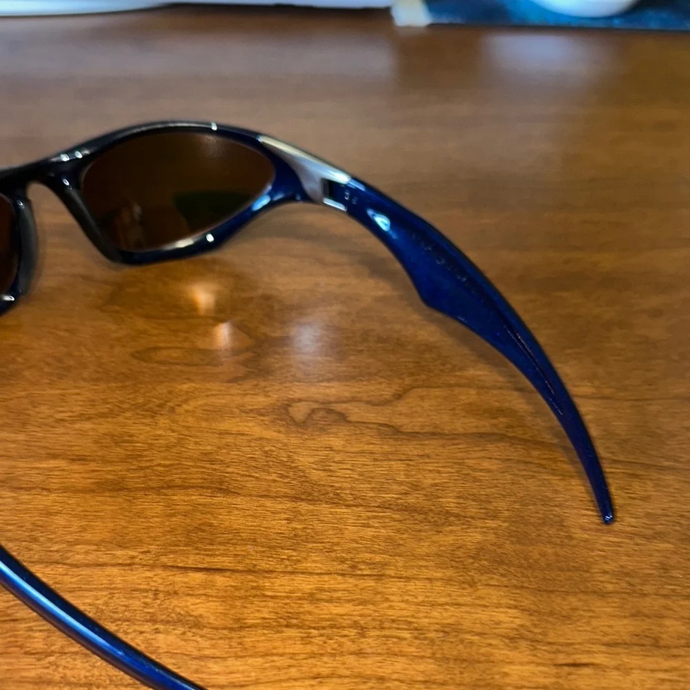 Oakley Scar Midnight Blue Sunglasses with Fire Lenses NWT - Picture 5 of 12